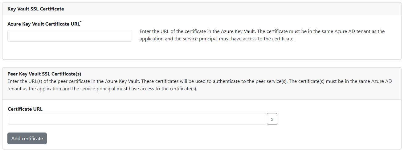 Key Vault SSL Certificate